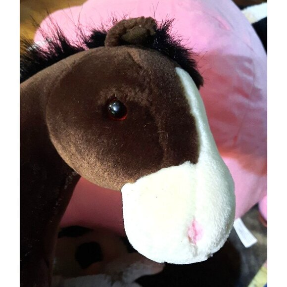 Gund Clyde Horse Plush Toy - 12" - Brown & White Soft Polyester For Kids & Colle - Picture 3 of 8
